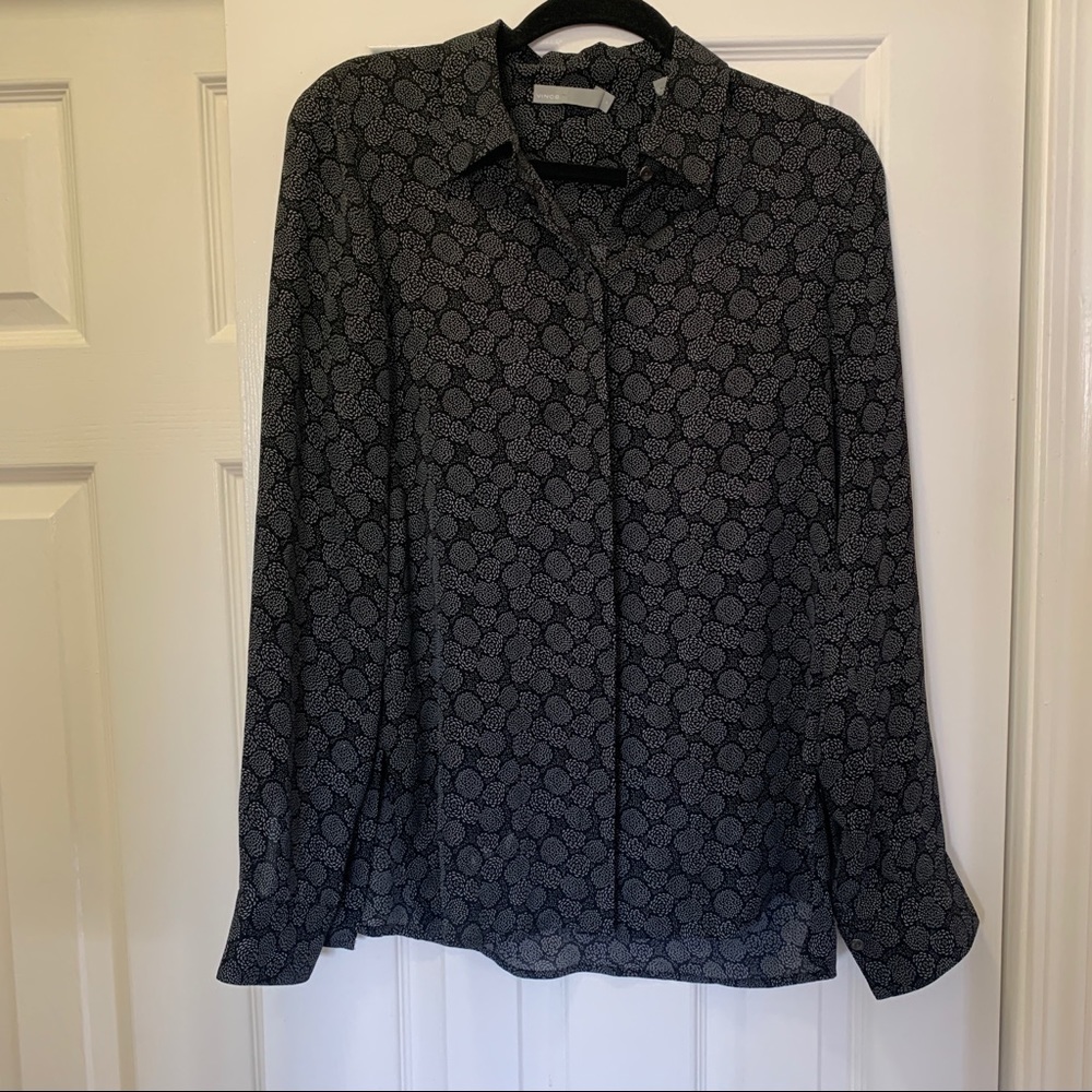 Vince. Collared Blouse